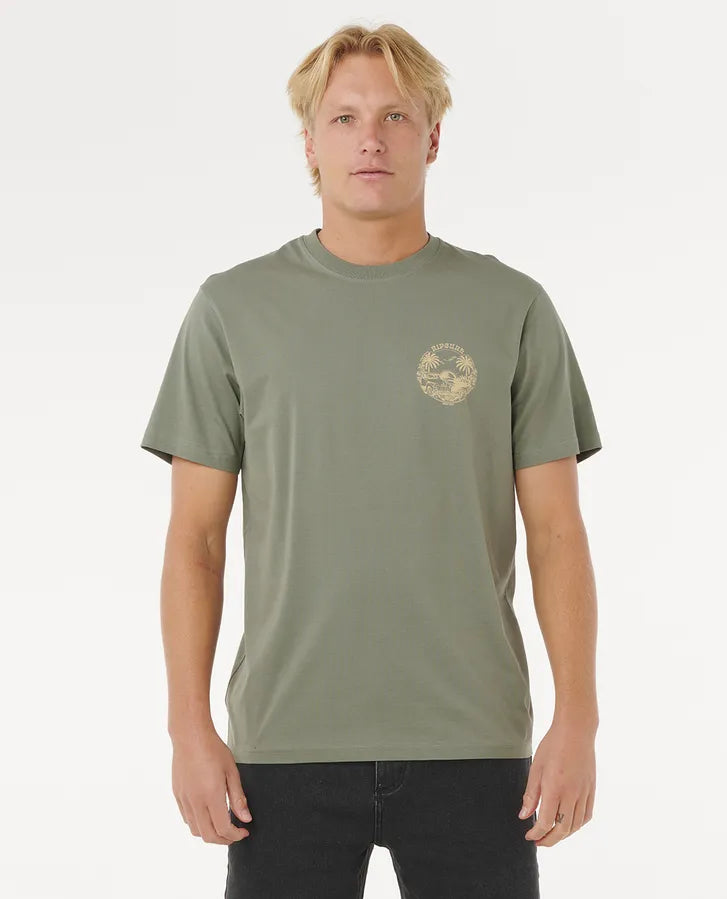 Camiseta Rip Curl Surf Trip Tee Cactus Green
