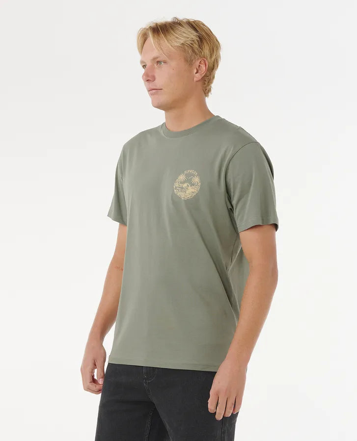 Camiseta Rip Curl Surf Trip Tee Cactus Green