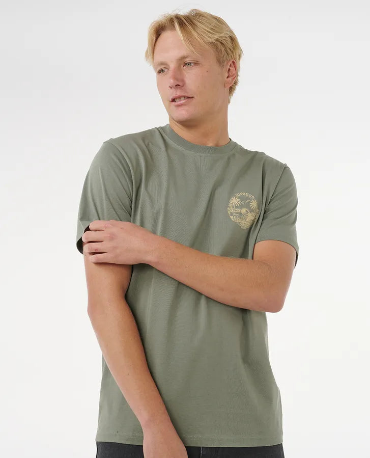 Camiseta Rip Curl Surf Trip Tee Cactus Green