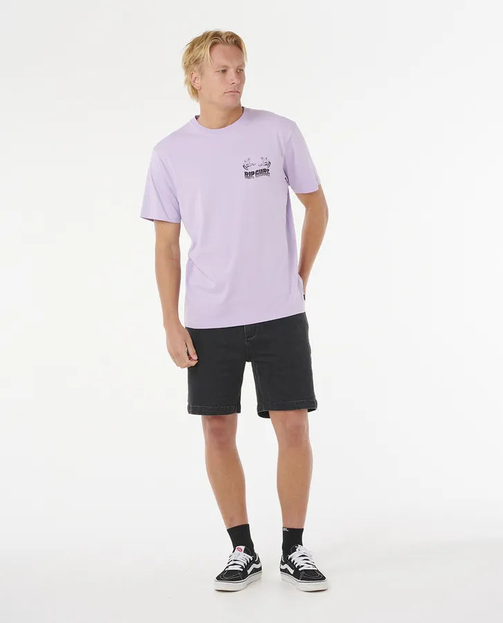 Camiseta Rip Curl Surf Trip Tee Iced Lavender