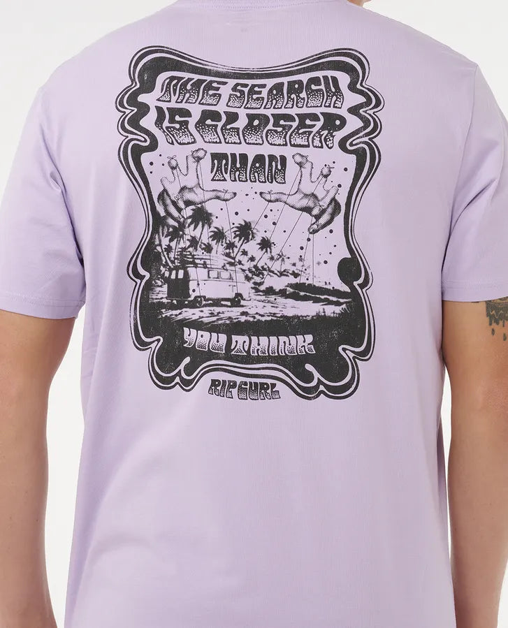 Camiseta Rip Curl Surf Trip Tee Iced Lavender