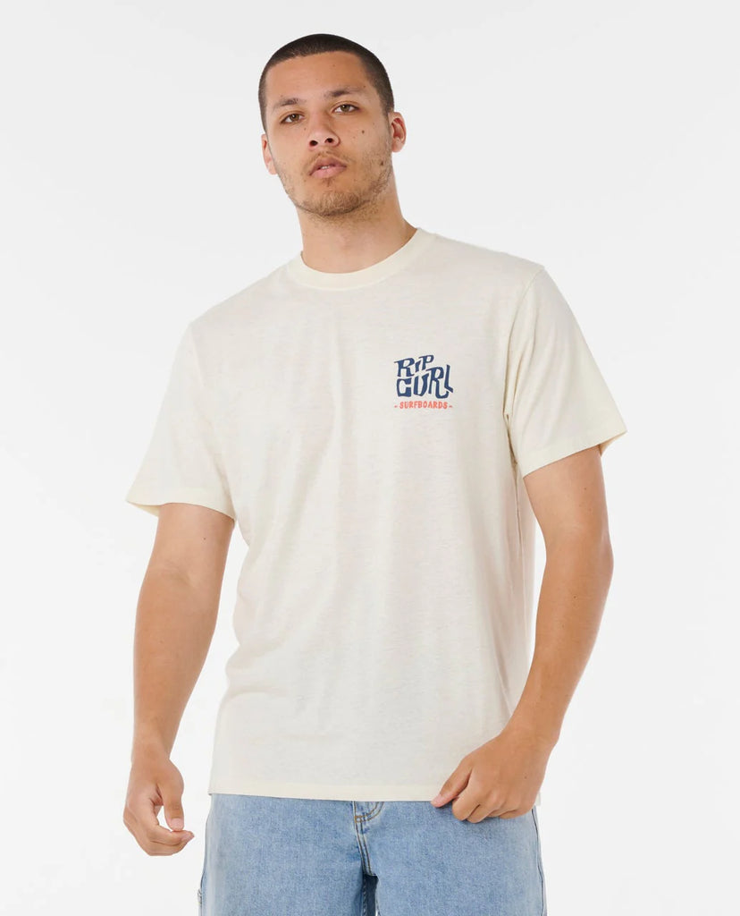 Camiseta Rip Curl Shaper Address Tee Bone
