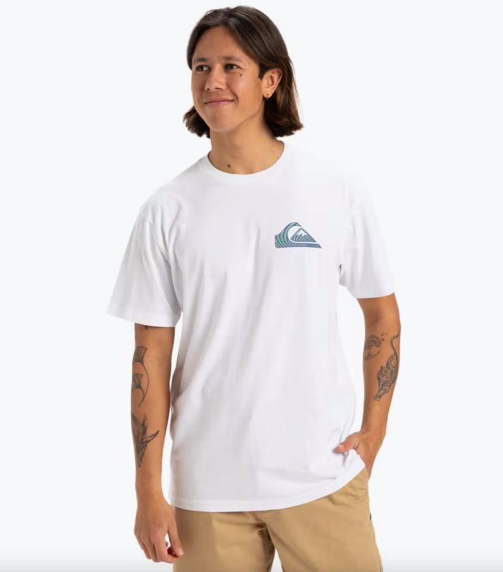 Camiseta Quiksilver Window Pane White
