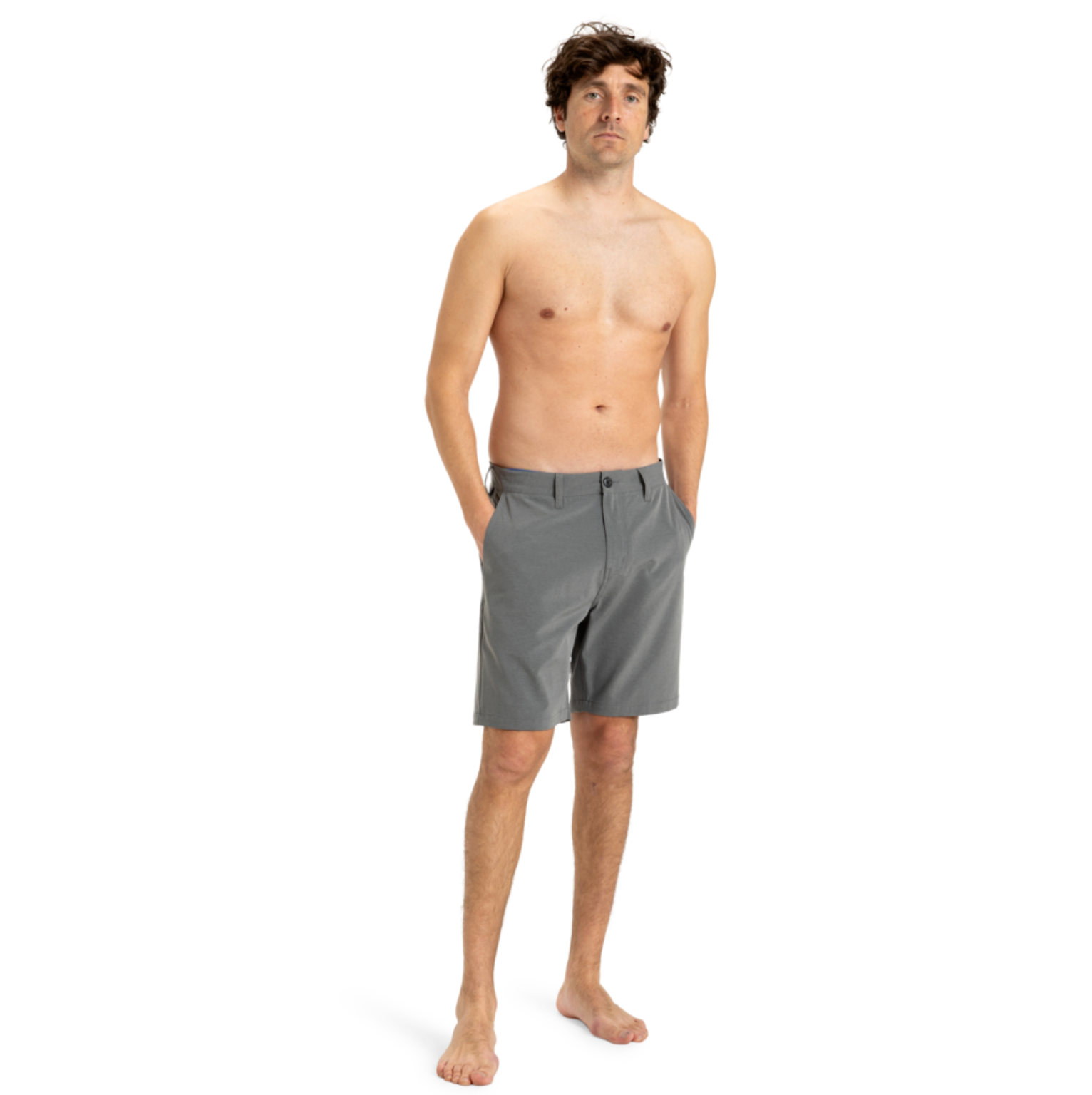 Bañador Quiksilver Híbrido Union 19´ Black Heather