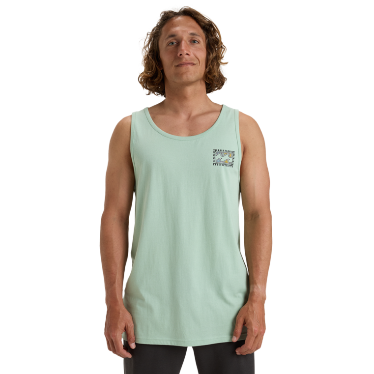 Camiseta Billabong Crayon Wave Tank Seafoam