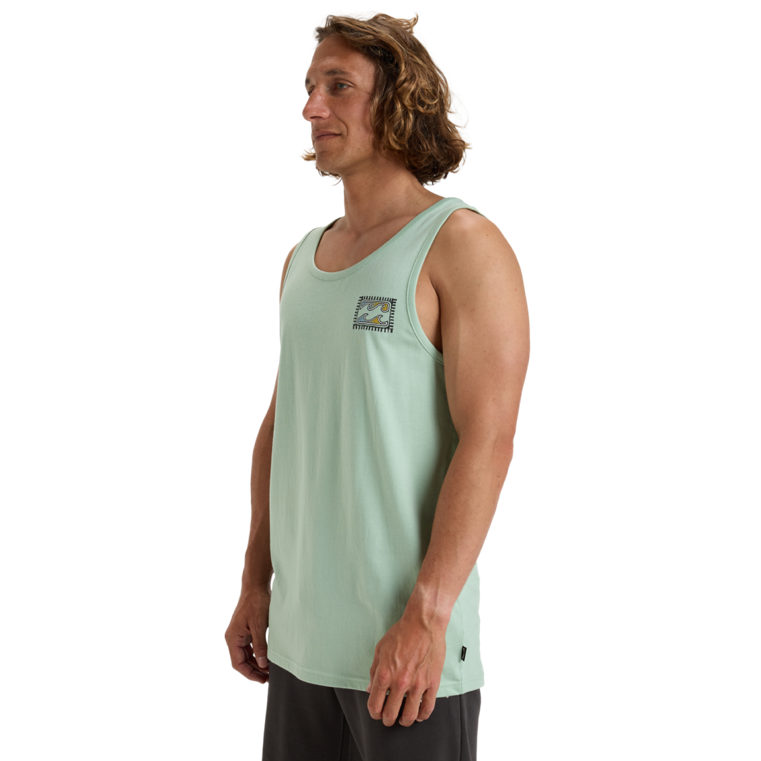 Camiseta Billabong Crayon Wave Tank Seafoam
