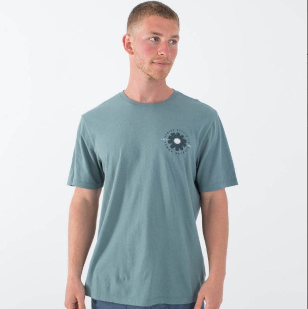 Camiseta Hurley Flowered Blue Lagoon