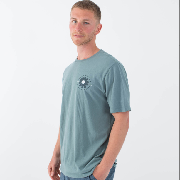 Camiseta Hurley Flowered Blue Lagoon