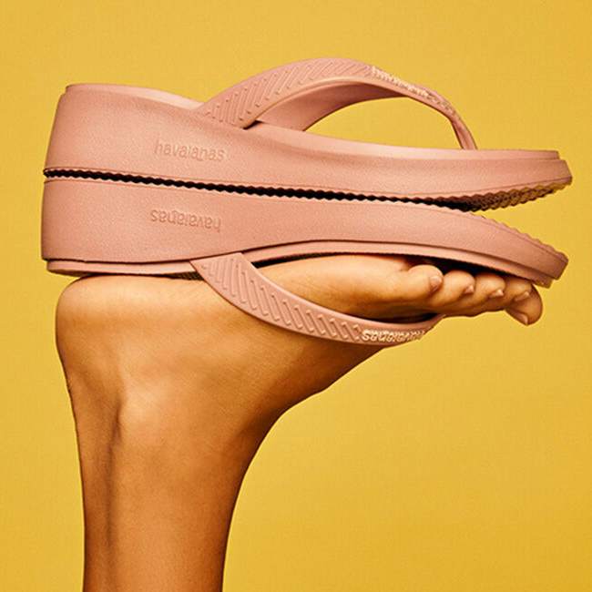Chanclas Havaianas High Platform Crocus Rose