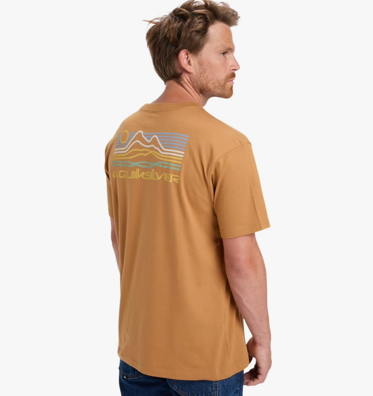 Camiseta Quiksilver Light Waves Almond
