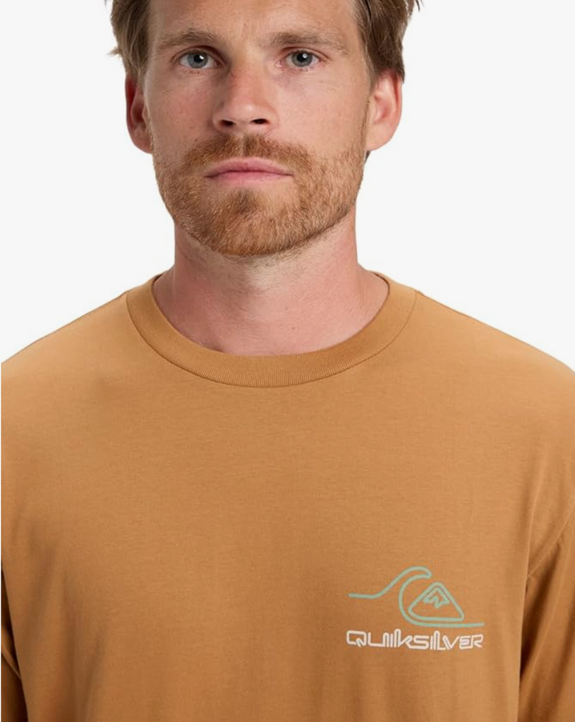 Camiseta Quiksilver Light Waves Almond