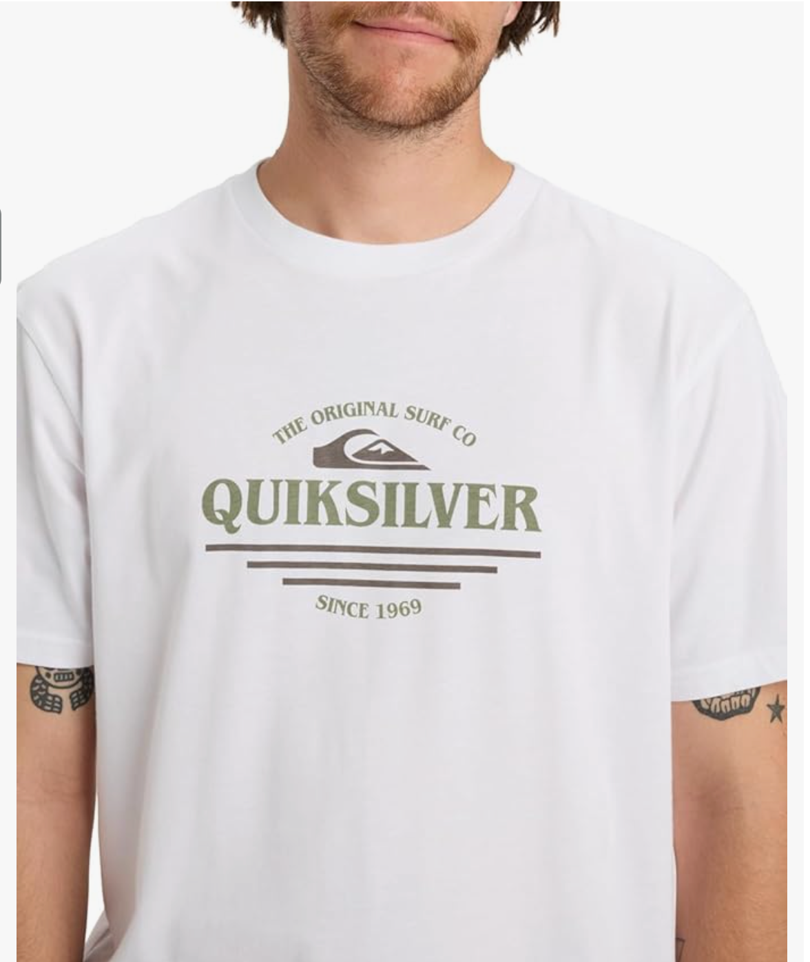 Camiseta Quiksilver Type Line White
