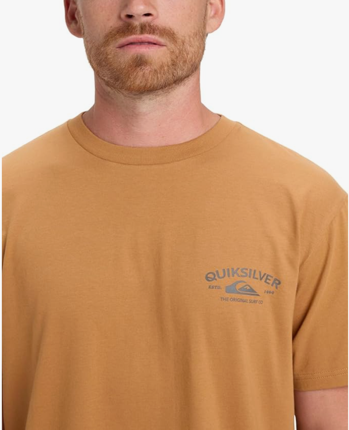 Camiseta Quiksilver Anchor Lockup Almond