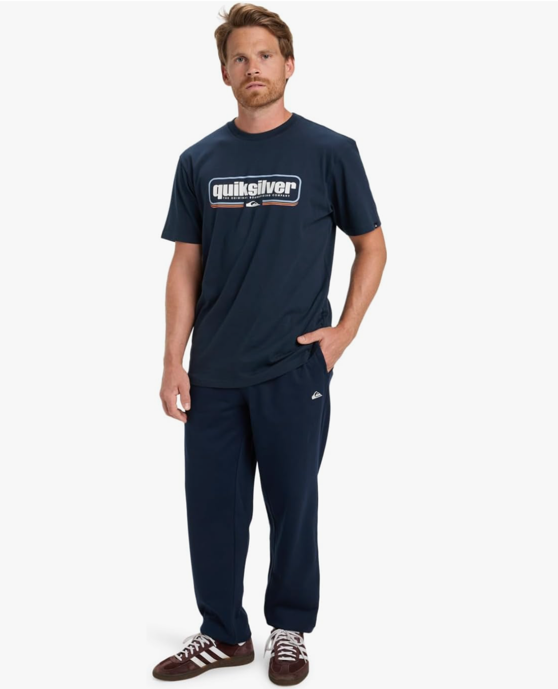 Camiseta Quiksilver Box Shaped Navy