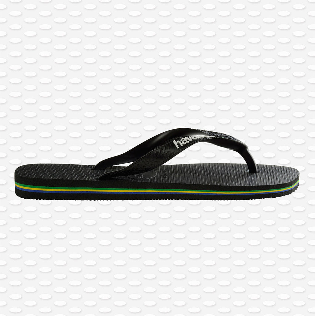 Chanclas Havaianas Brasil Logo Black SS25