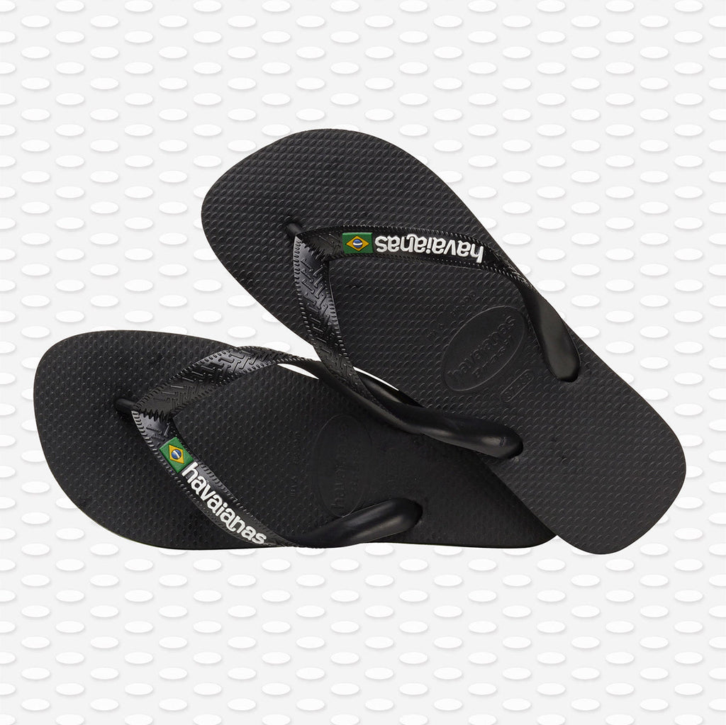 Chanclas Havaianas Brasil Logo Black SS25
