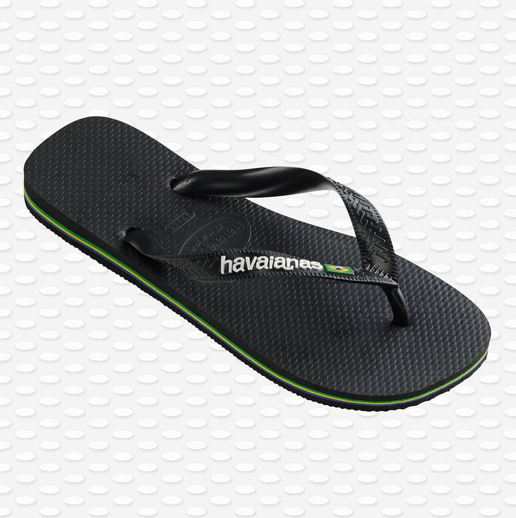 Chanclas Havaianas Brasil Logo Black SS25