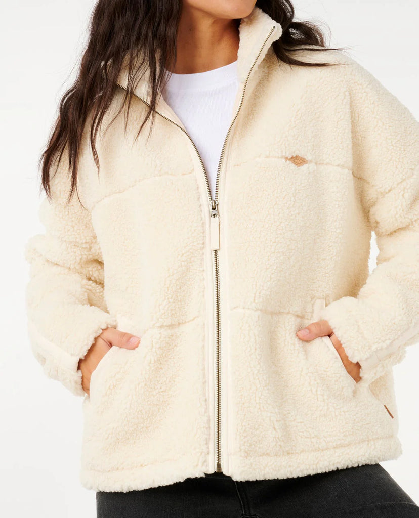 Sudadera Rip Curl Sherpa Cala Night Lyli White