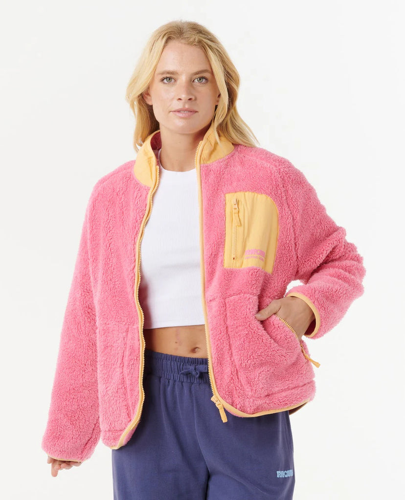 Sudadera Rip Curl Shore Break Polar Fleece Pink