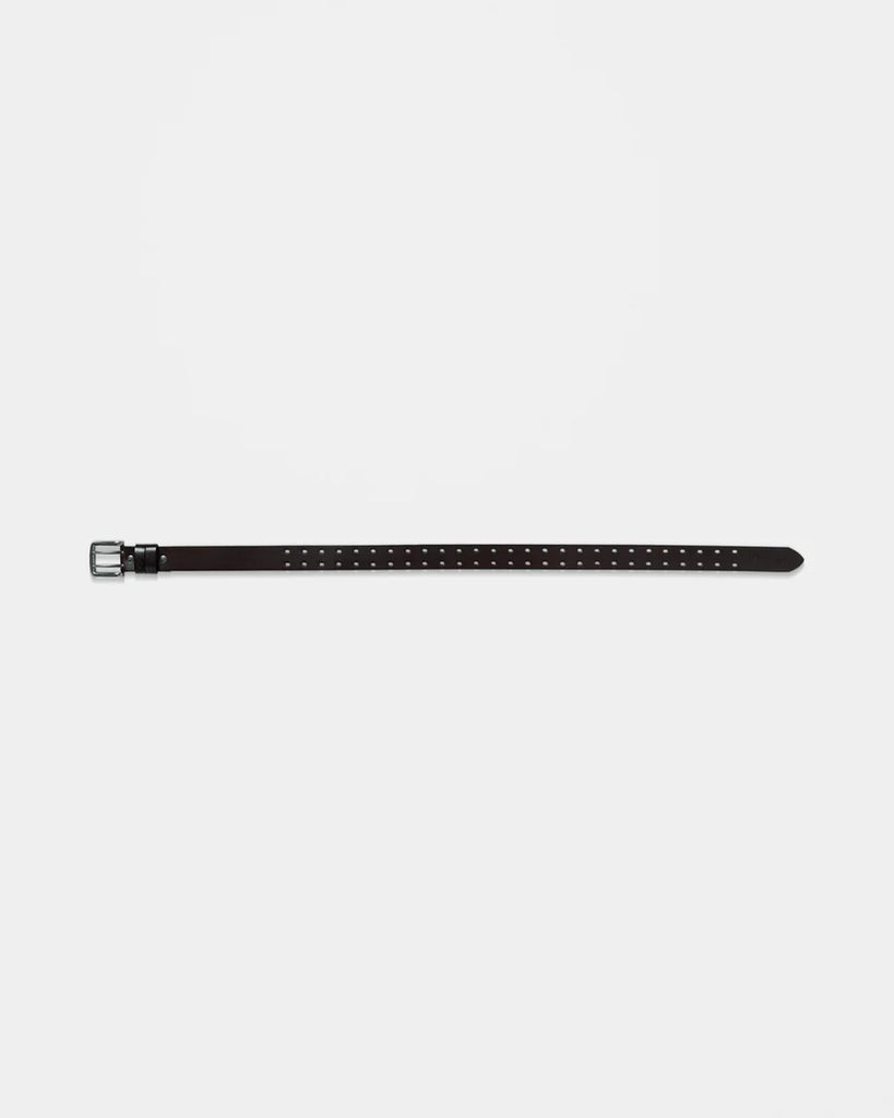 Cinturón Volcom Two Spike Leather Brown