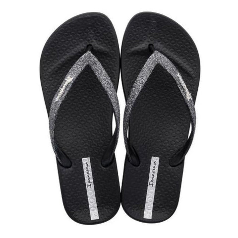 Chanclas Ipanema Anatomica Tan Fem Black