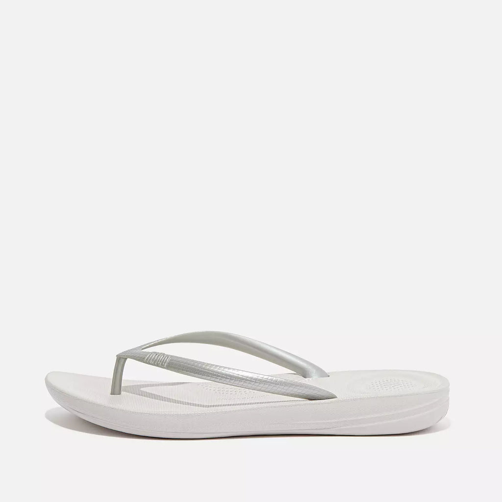 Sandalias Fitflop Iqushion Ergonomic Silver