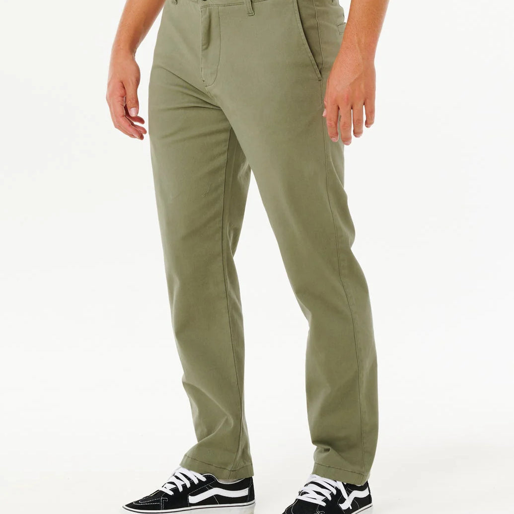 pantalones chinos Rip Curl Classic Surf Green hombre verde casual cómodos