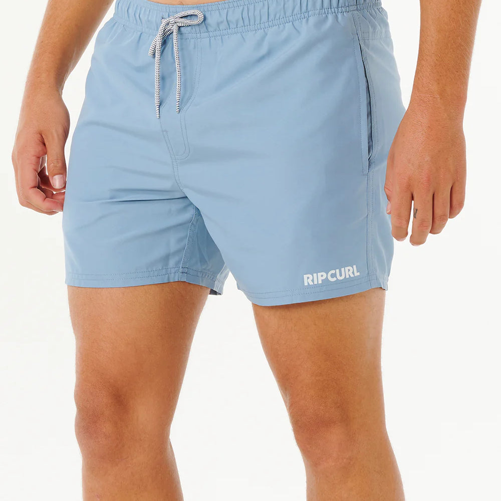 Bañador de cintura elástica para hombre en color azul claro de la marca Rip Curl