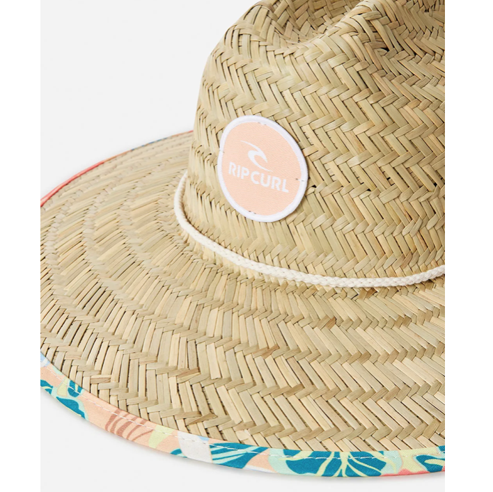 Sombrero Rip Curl Mixed Straw Sun Hat Light Orange