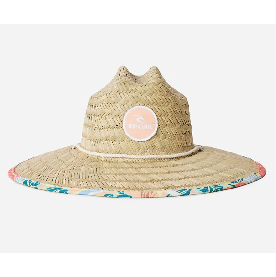 Sombrero Rip Curl Mixed Straw Sun Hat Light Orange