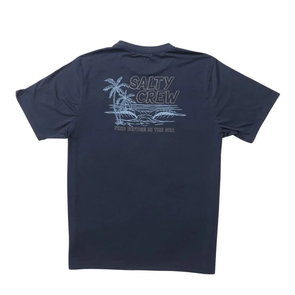 Camiseta Salty Crew AFrame Crossover Navy