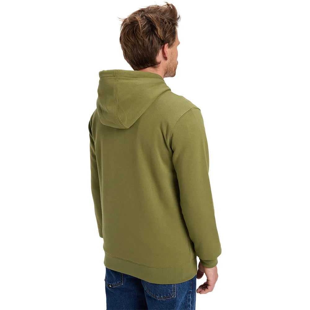 Sudadera Quiksilver Screen Fleece Fineline Loden Green