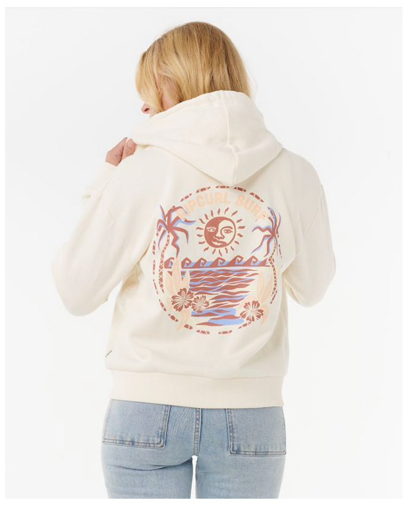 Sudadera Rip Curl Summer Sun Zip Hood Bone