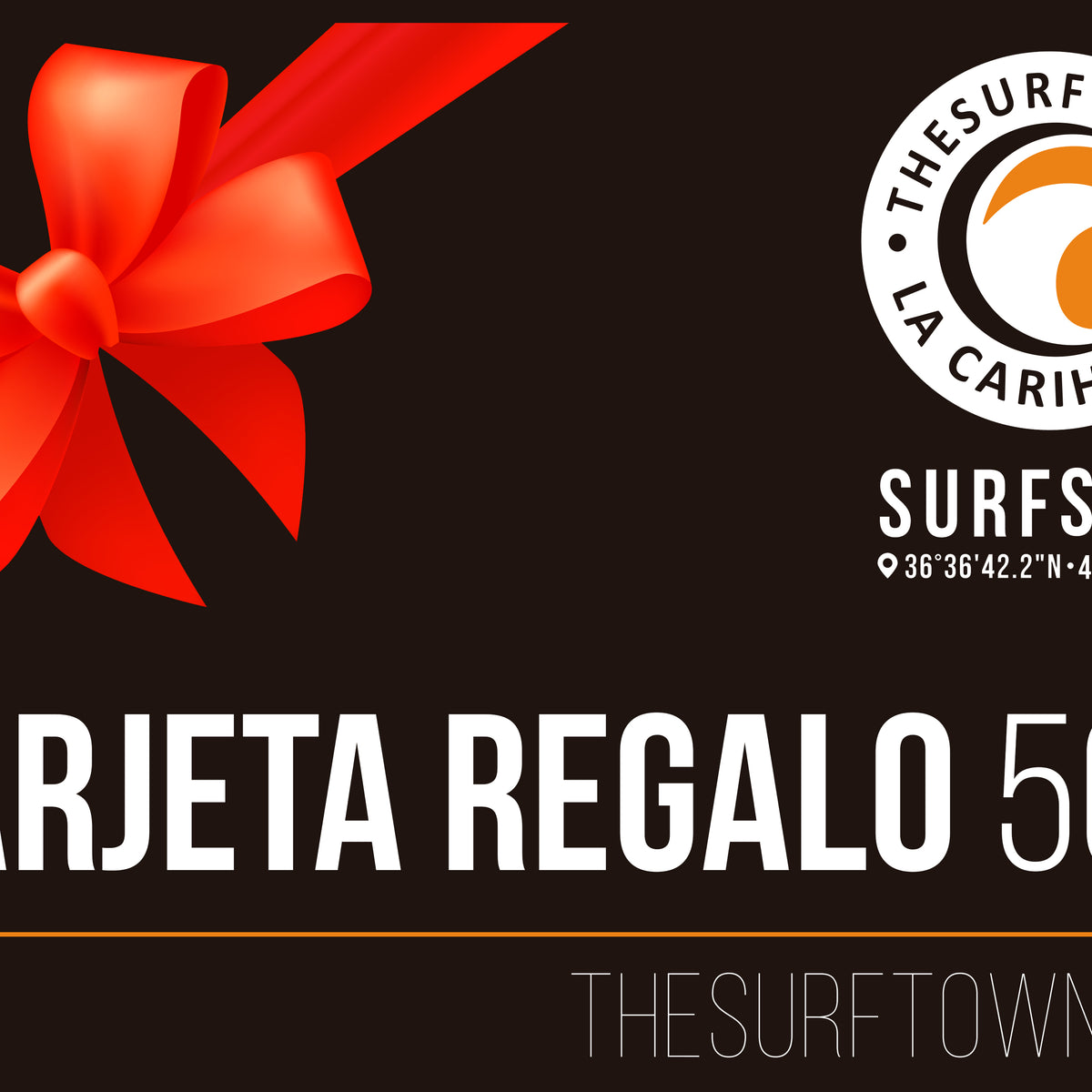 TARJETA REGALO 50, vista frontal