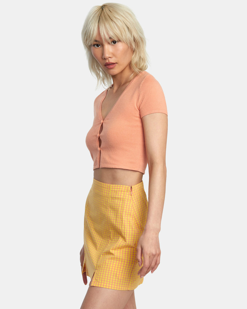 Top Rvca Dolly Sweater Lilikoi