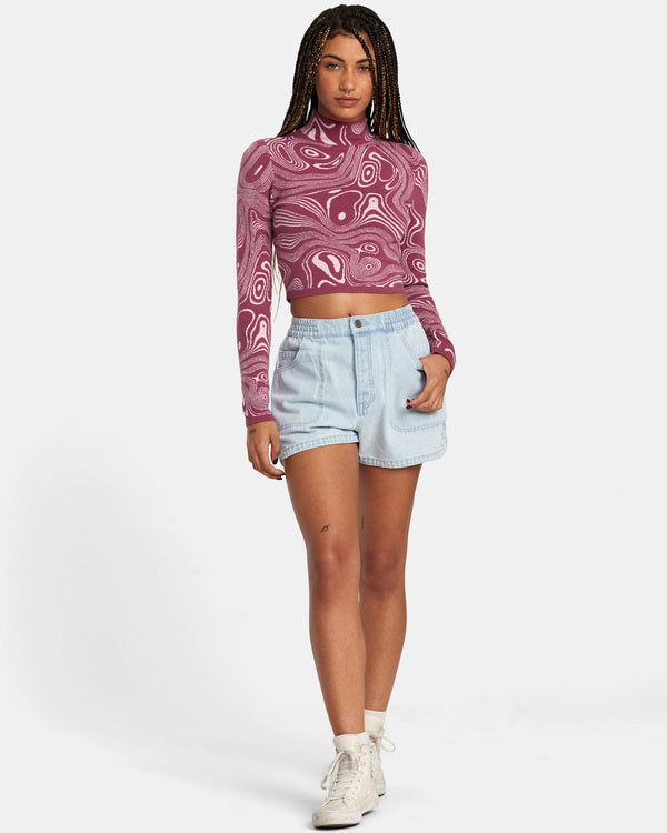 Jersey Rvca Apres Mulberry