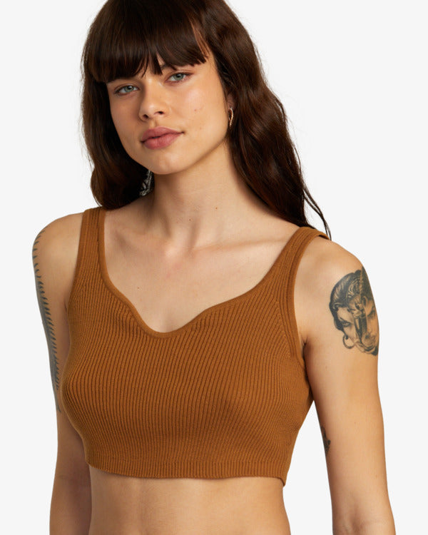 Top Rvca Roundabout Workwear Brown