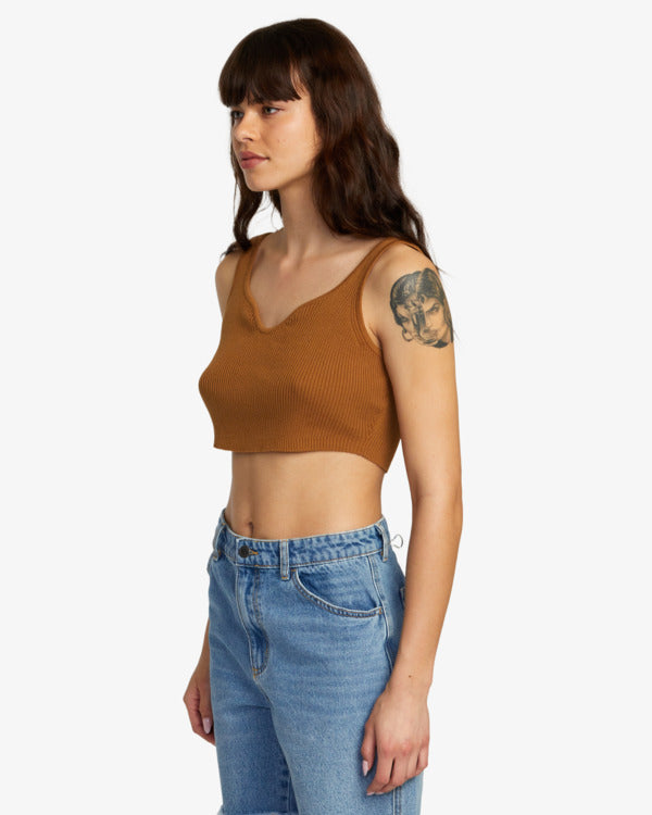 Top Rvca Roundabout Workwear Brown