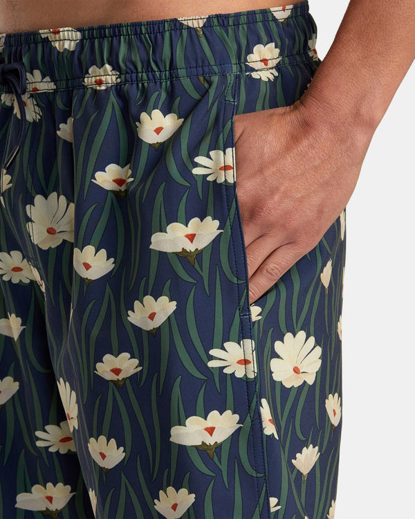 Bañador Rvca VA Elastic Short Moody Blue