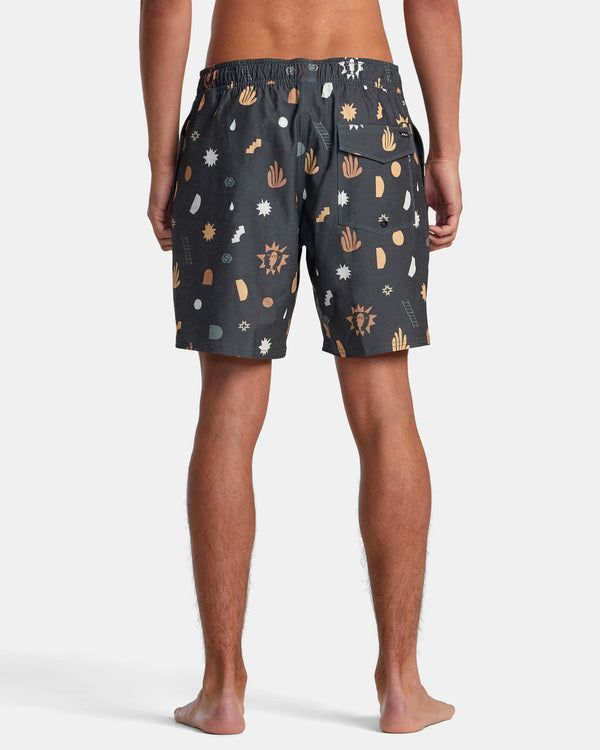 Bañador Rvca Atlas Elastic Short Pirate Black