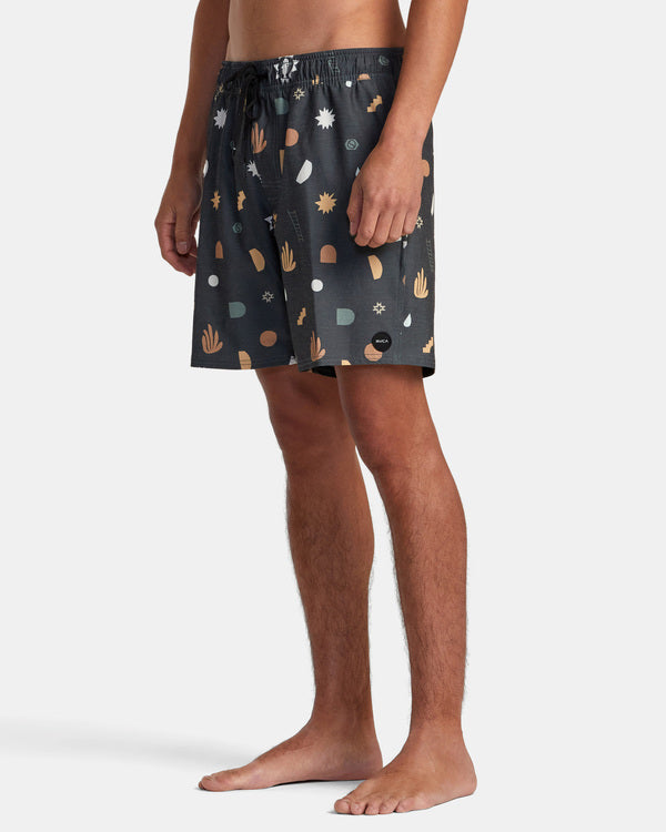 Bañador Rvca Atlas Elastic Short Pirate Black