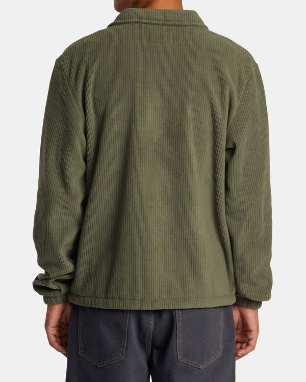 Camisa RVCA Downtown Fleece Olive