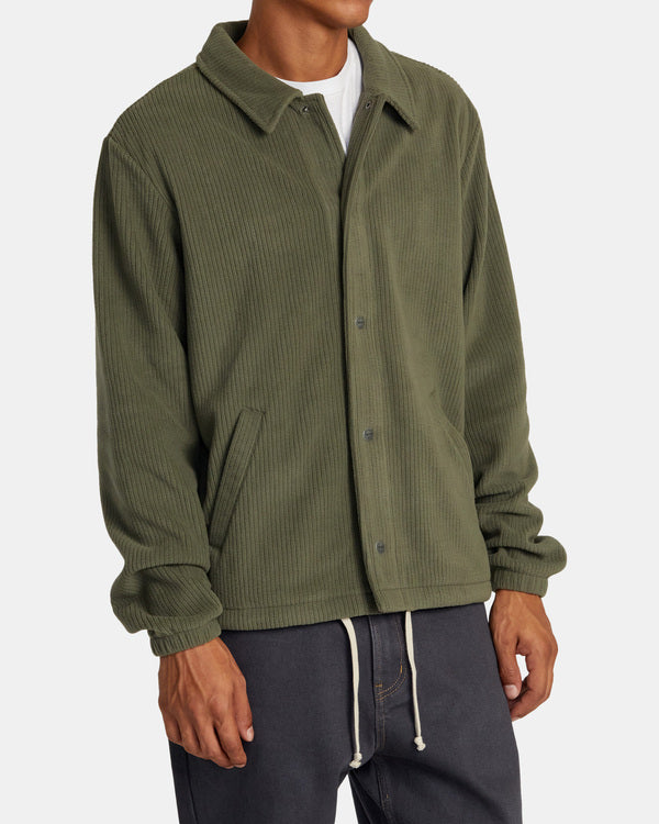 Camisa RVCA Downtown Fleece Olive