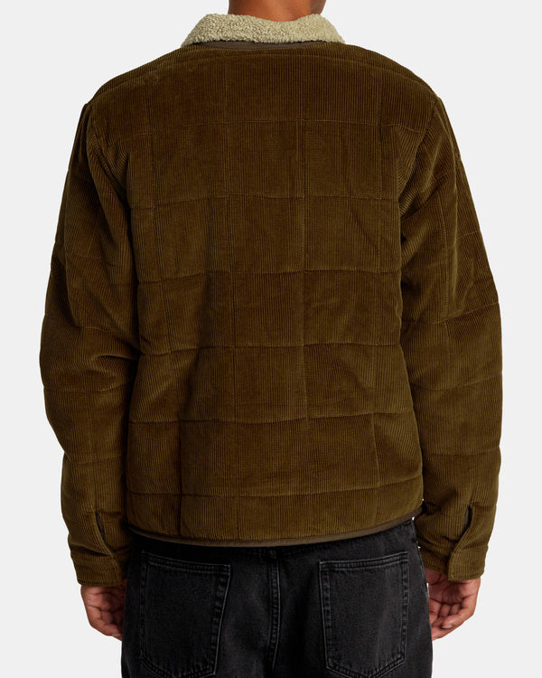 Chaquet RVCA Surplus Sherpa Jacket Chocolate