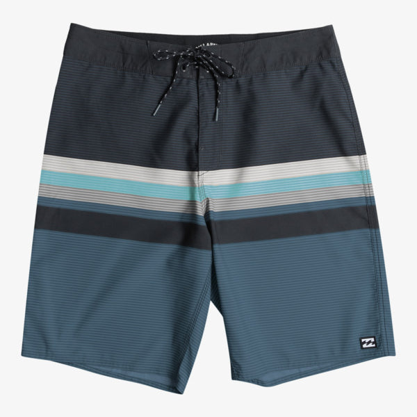 Bañador Billabong All Day Stripes 20 Vintage Indigo azul a rayas corte largo surf verano