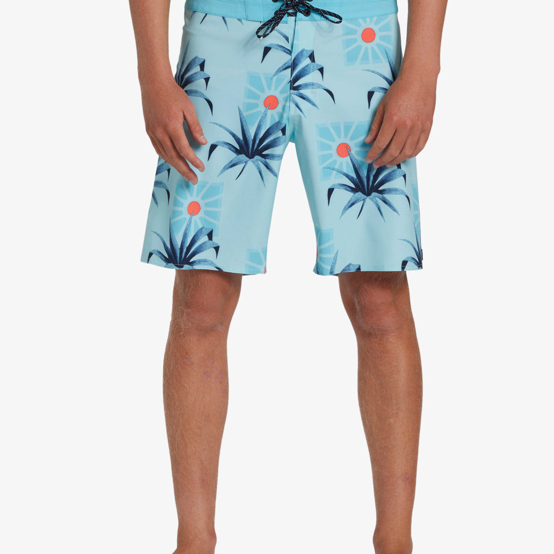 Bañador Billabong Sundays Airlite Pro Coastal azul estampado palmeras técnico surf verano