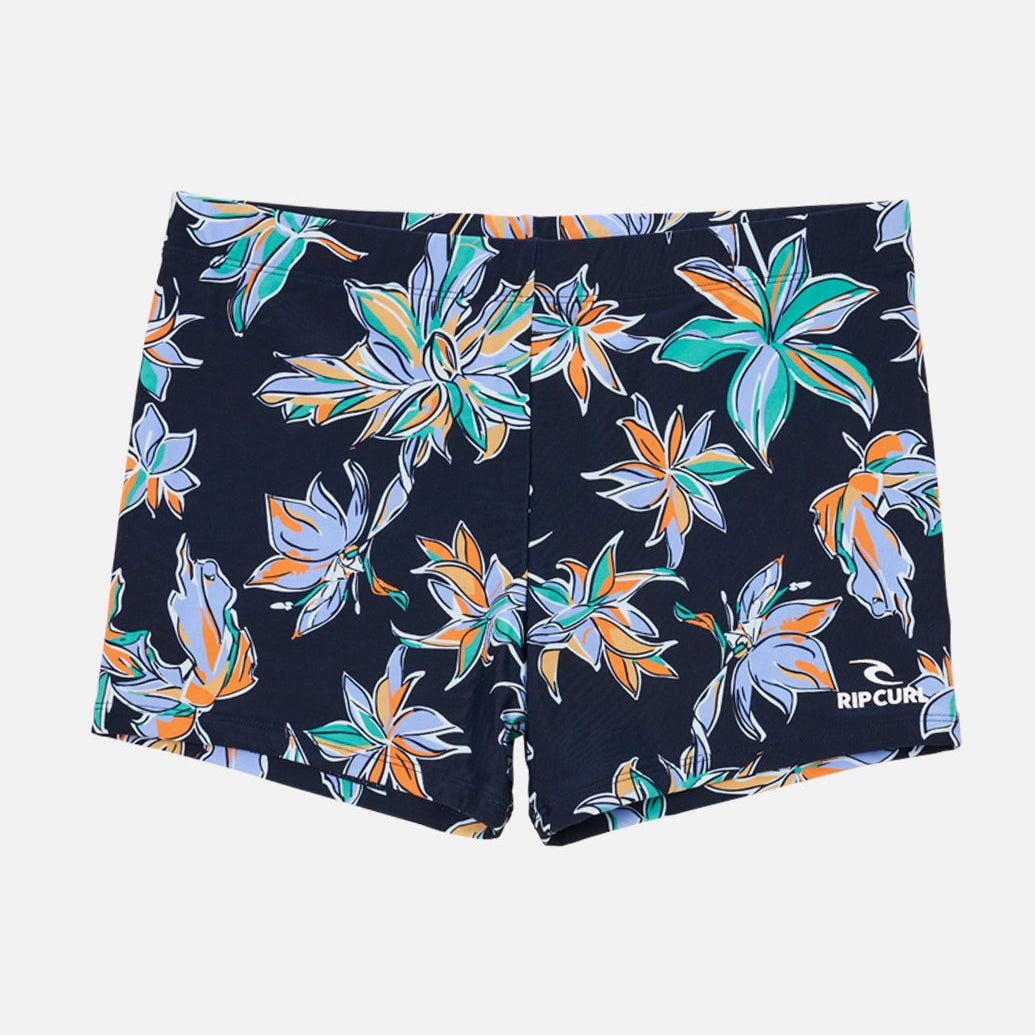 Bañador natación Rip Curl Corp Boyleg Sluggo Printed Navy Blue estampado floral azul marino hombre