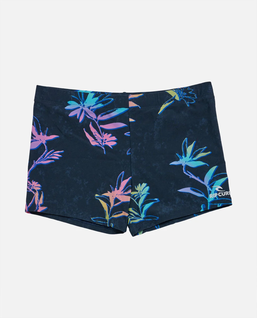 Bañador RIP CURL Corp Boyleg Sluggo Printed azul oscuro con estampado tropical para natación