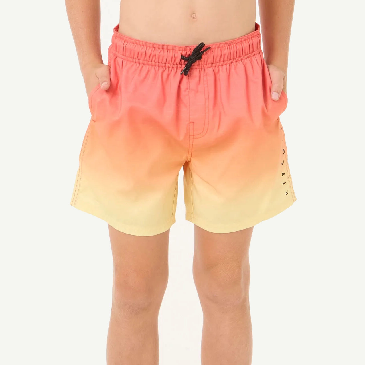Bañador Rip Curl Kid Fade Watermelon para niño degradado coral amarillo verano