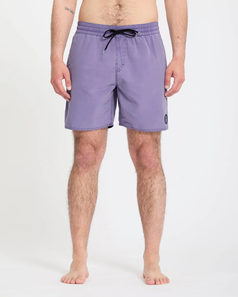 Bañador surf hombre Volcom Center Trunk 17 Violet bañador Volcom violeta verano